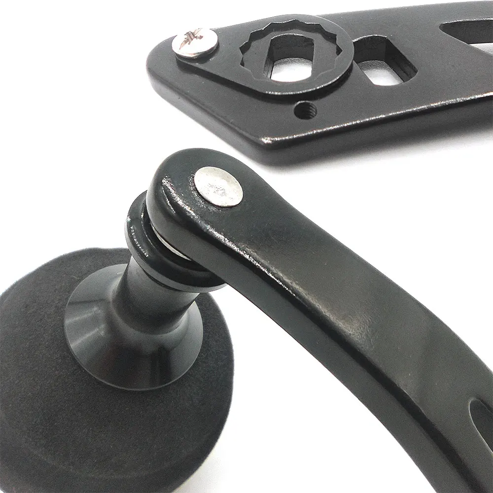 Carrete de pesca con mango de Metal con perilla de Eva, mango de un solo agarre para carrete de tambor de fundición de cebo, accesorios de pesca DIY - imagen 3