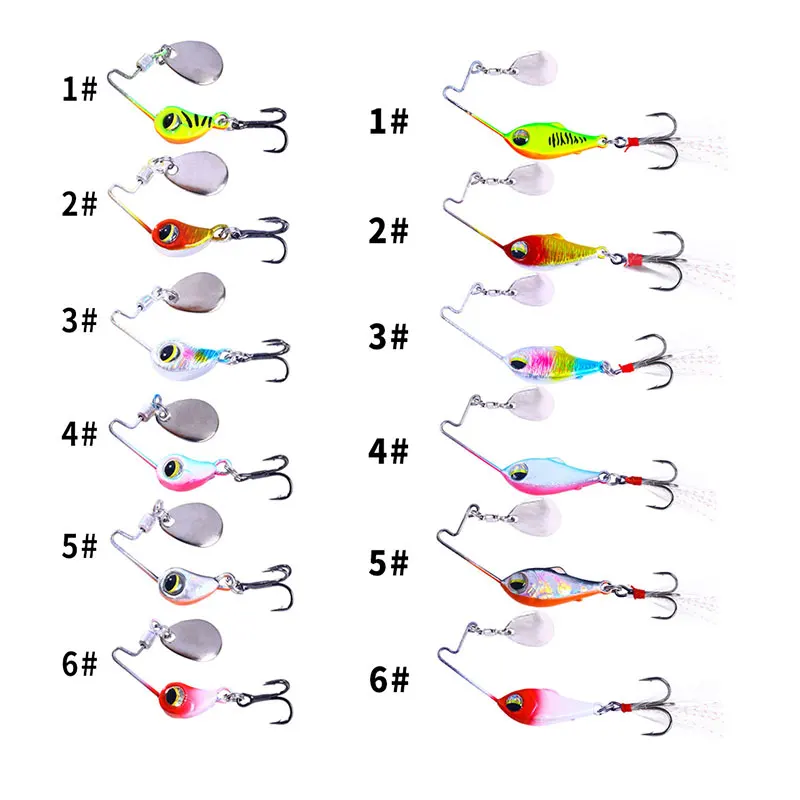 4g 8g 10g 15g 20g Fishing Lures Wobble Rotating Metal Vib Vibration Bait Fishing  Artificial Hard Baits Spinner Spoon Lure Pesca - imagen 2