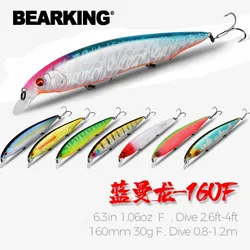 Bearking M160 – Señuelo wobbler tungsteno para spinning