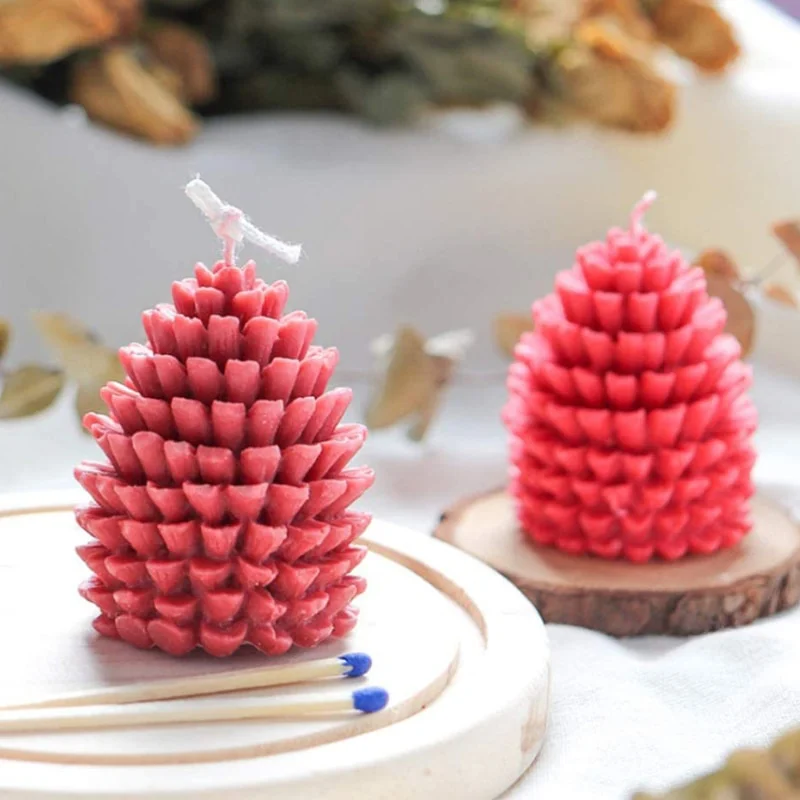 Molde de silicona para conos de pino – Velas aromaticas DIY - imagen 3