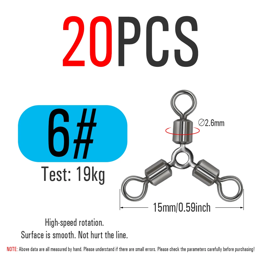 20pcs  Size 6