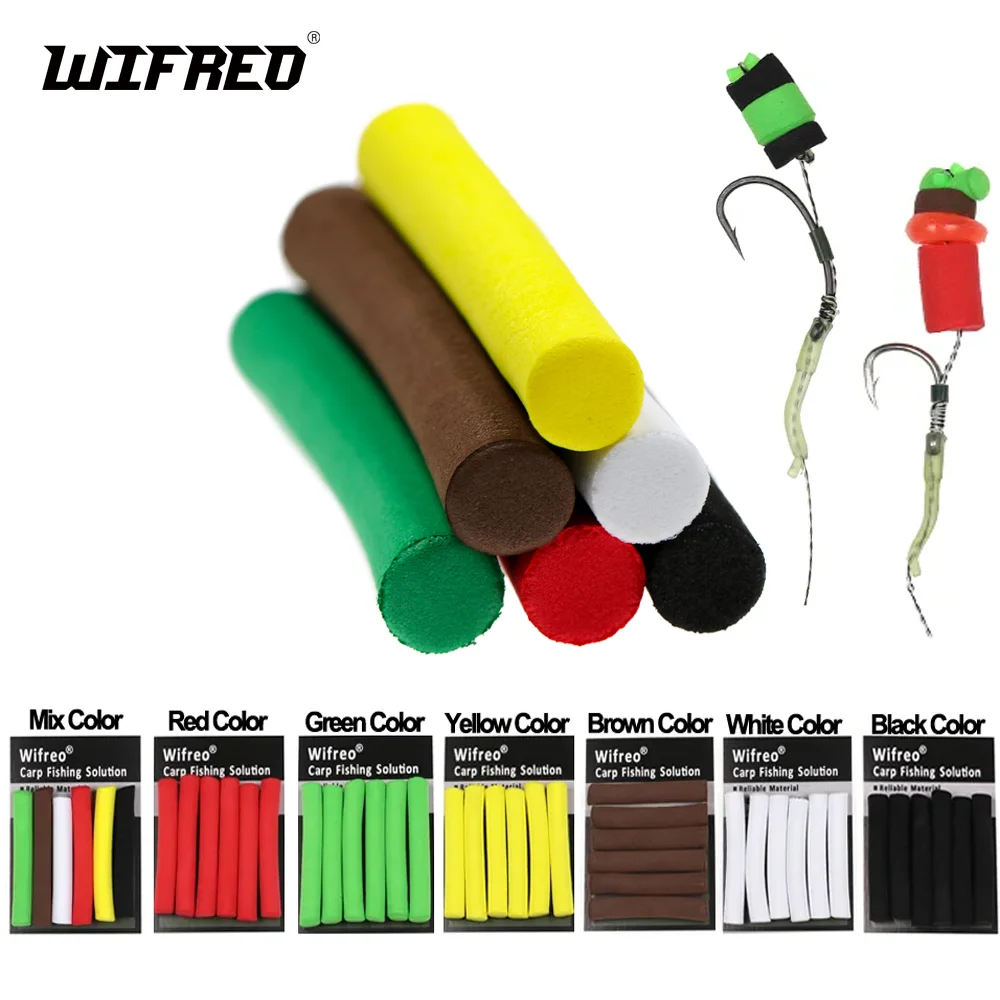 Wifreo 12 uds/2 bolsas 3mm 5mm 8mm pesca de carpa Pop Up espuma Zig Rig palos de espuma aparejo de pelo flotante carpa pesca cebo Terminal aparejos - imagen 2