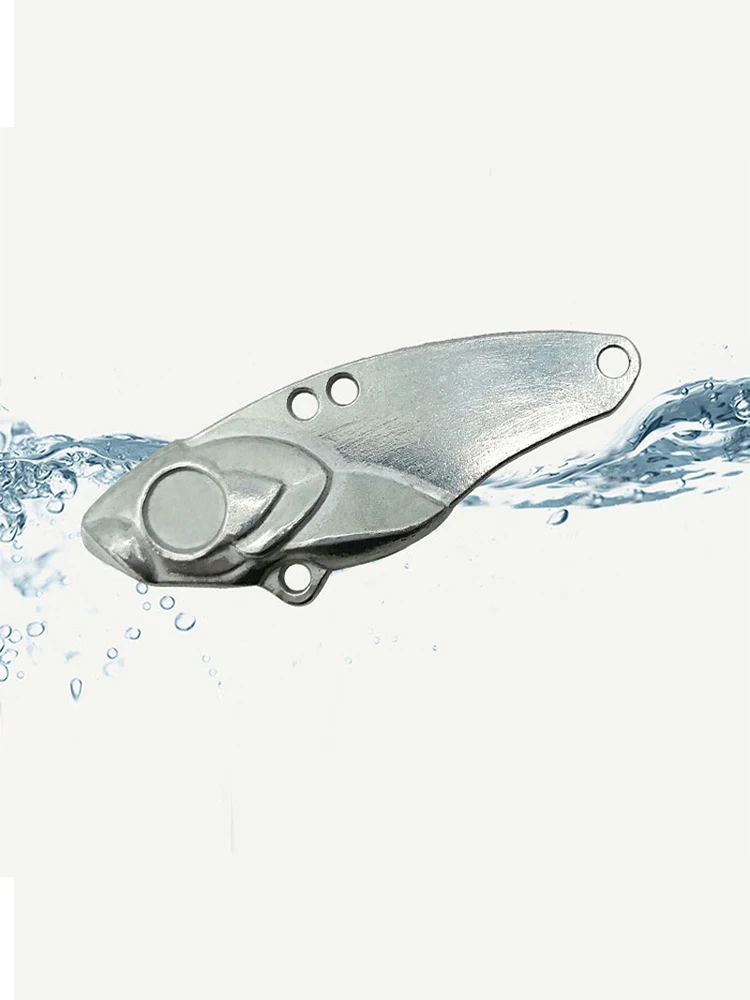 Señuelo de Metal VIB sin pintar, cebo de cuchara de Pesca, plantilla de Paillette, señuelo de Pesca Artificial, 5G, 7g, 10g, 15g, 20 unids/lote por bolsa - imagen 3
