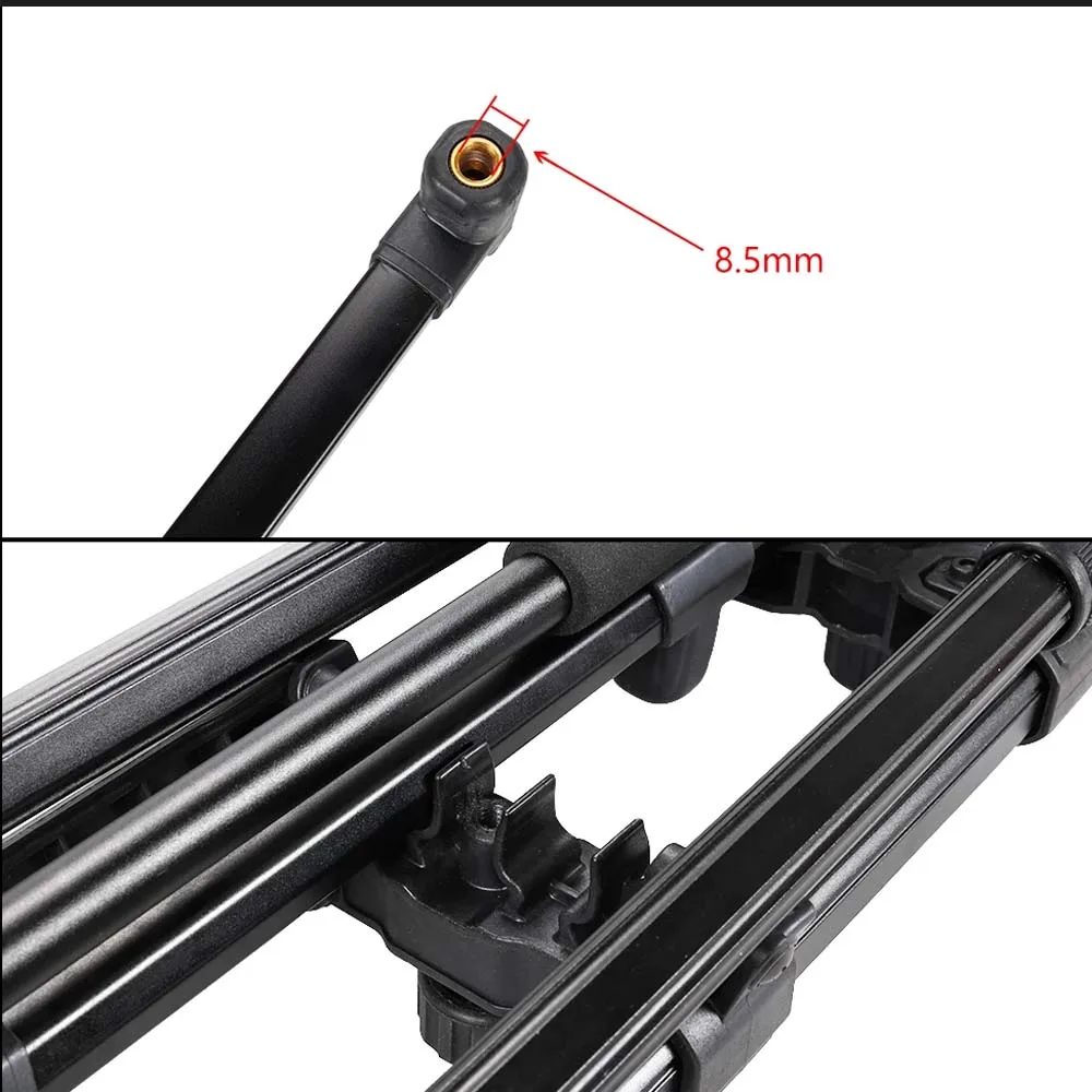 JSFUN barra paralela torreta de cinco cabezas caña de pescar de carpa soporte plegable soporte de varilla ajustable y retráctil - imagen 3