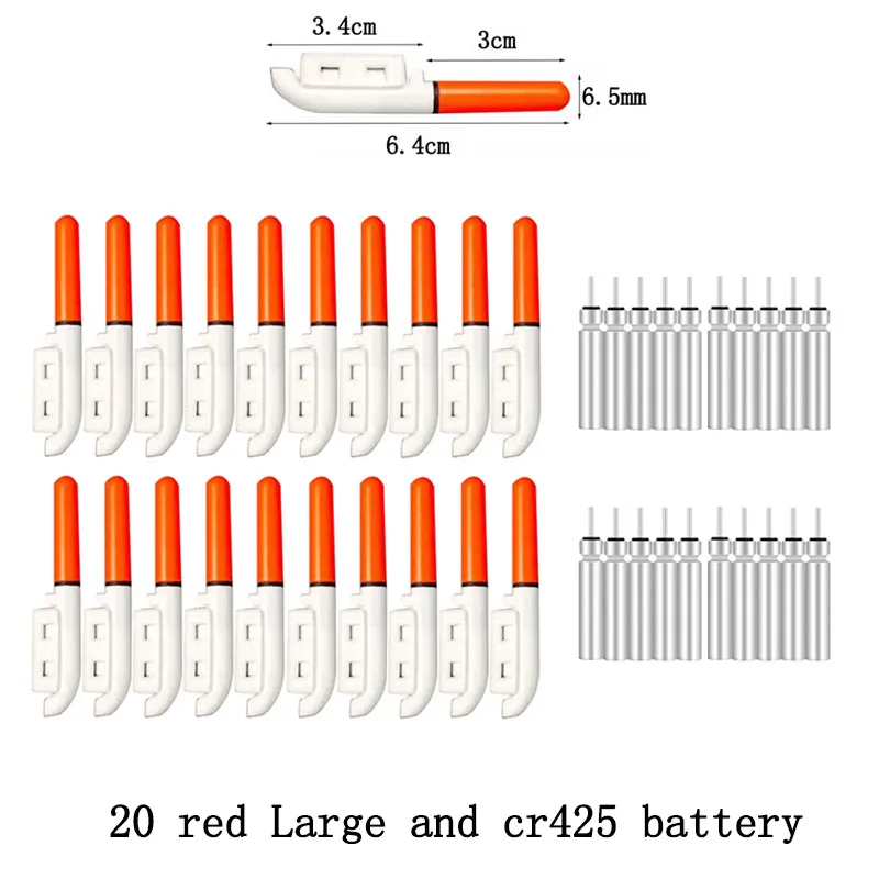 red L and battery