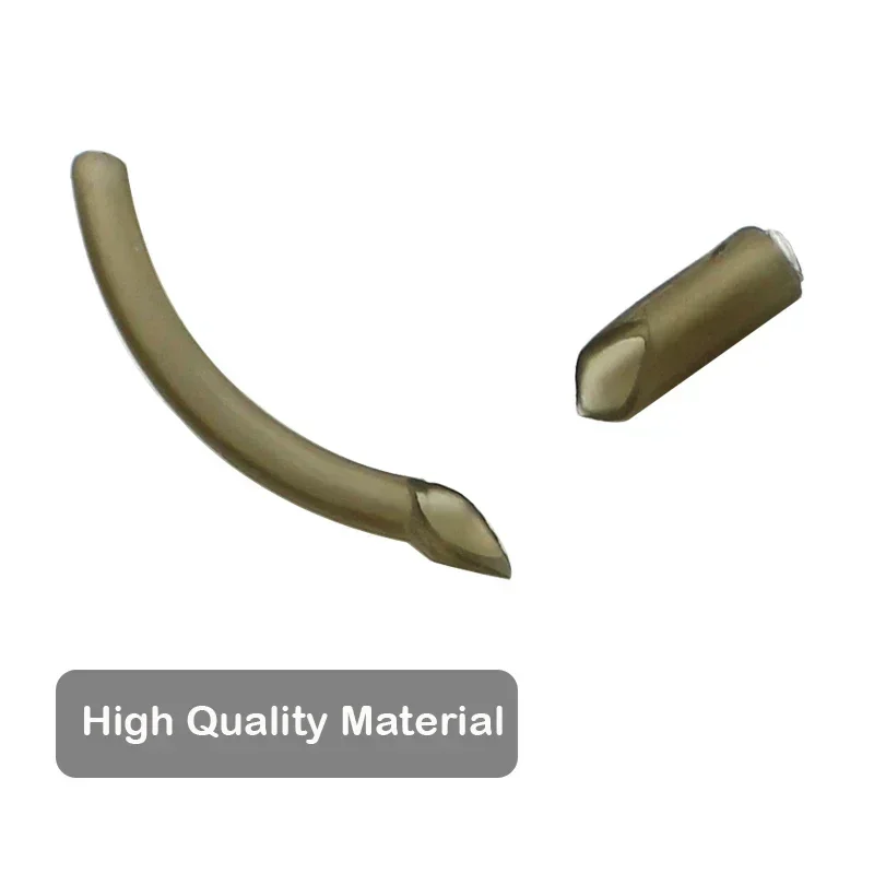 20 piezas anzuelo de pesca de carpa Kickers D Rig Kicker alineadores ganchos mangas aparejos accesorios de Kicker largo aparejos terminales finales - imagen 5