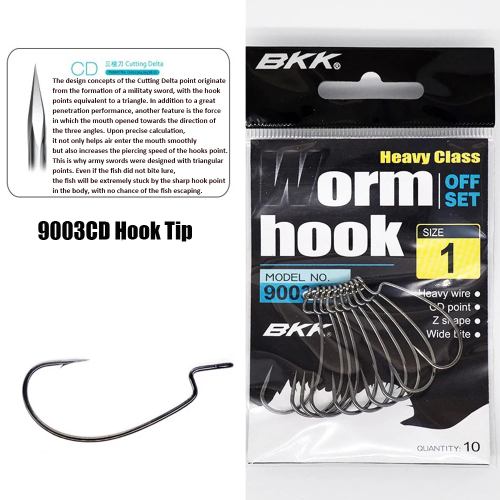 Anzuelos BKK 9003/9003CD Offset – Jigging y Texas Rig - imagen 4