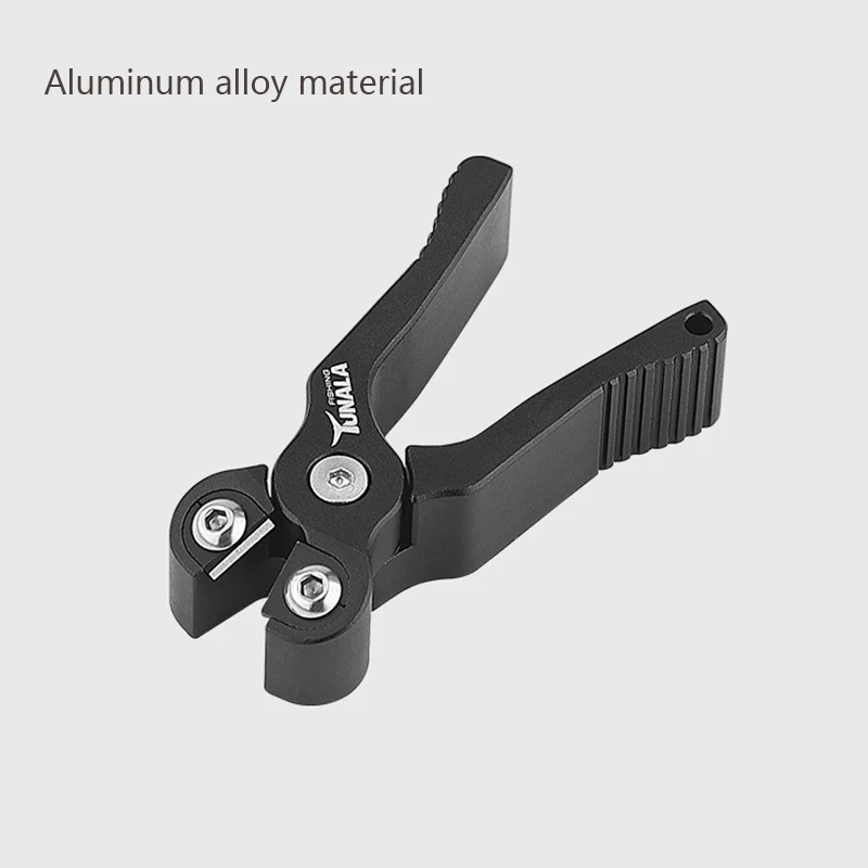 Mini tijeras de pesca, alicates de aleación de aluminio, tijeras de línea PE, alicates de señuelo pequeños para exteriores - imagen 3