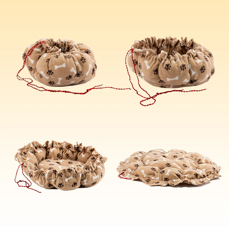 Cama para mascotas para perros y gatos, almohadilla cálida para otoño e invierno, cómoda estera de felpa para uso doméstico, nido acogedor para animales pequeños - imagen 2