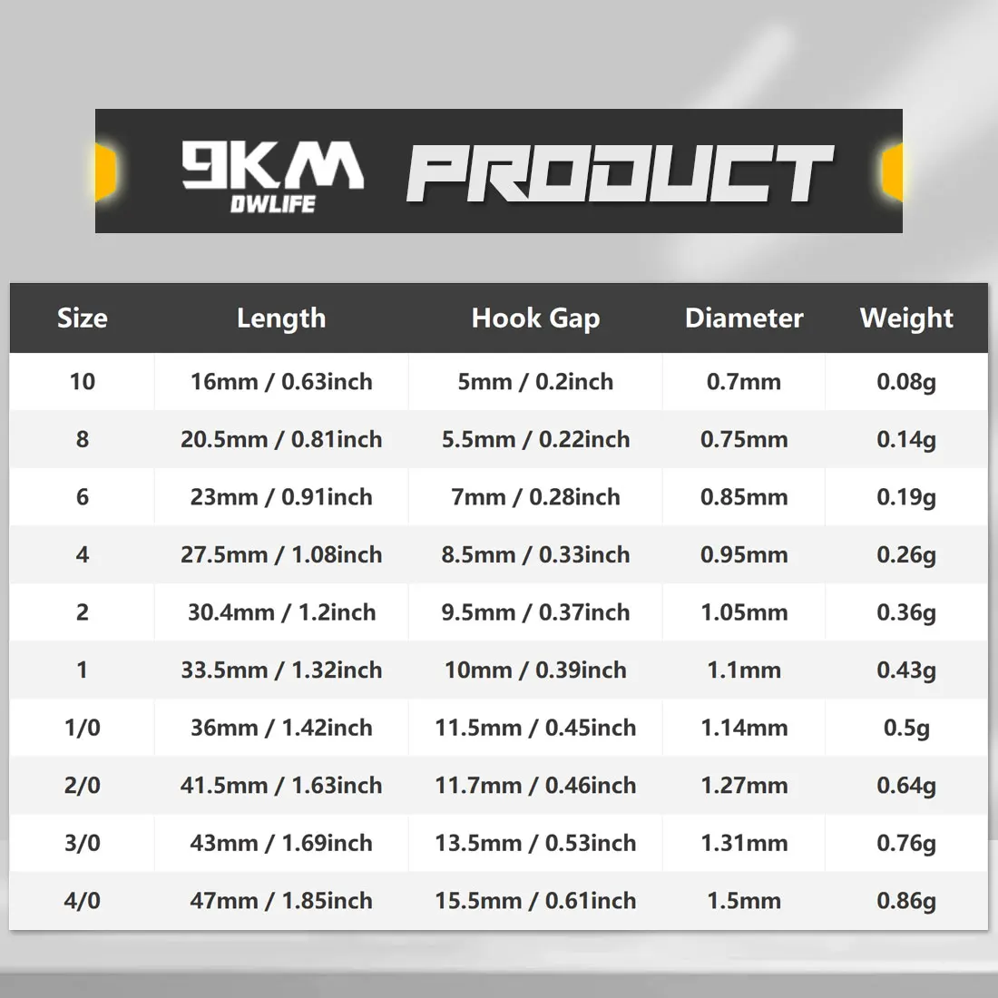 9KM 100 Uds. Anzuelos de pesca Baitholder de caña larga soporte de anzuelo de gusano gancho de cebo para agua salada y agua dulce, nuevo - imagen 2