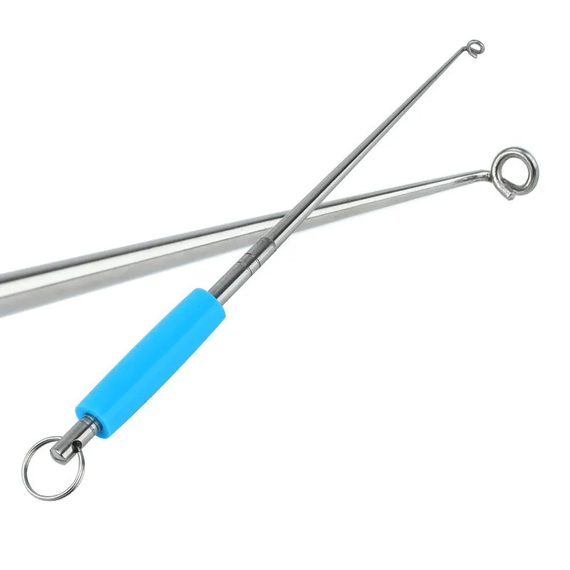 Extractor de anzuelos de acero inoxidable, herramienta de seguridad para pesca, separador de anzuelos, desacoplamiento rápido, artículos de pesca, novedad - imagen 2