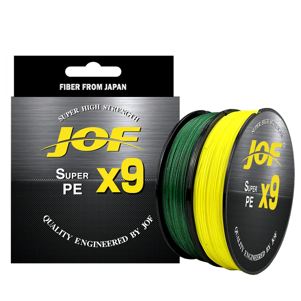 JOF-sedal de pesca para barco trenzado Multicolor, 12/9X hebras, agua salada, 500m, 300m, 100m, alambre de PE multifilamento, 9,0 KG-41,8 KG, 0,14 MM-0,40 MM - imagen 5