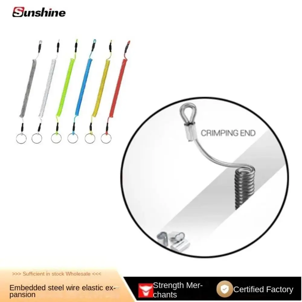 Cordón Espiral Seguridad para Alicates y Herramientas Pesca – 1 m - imagen 5