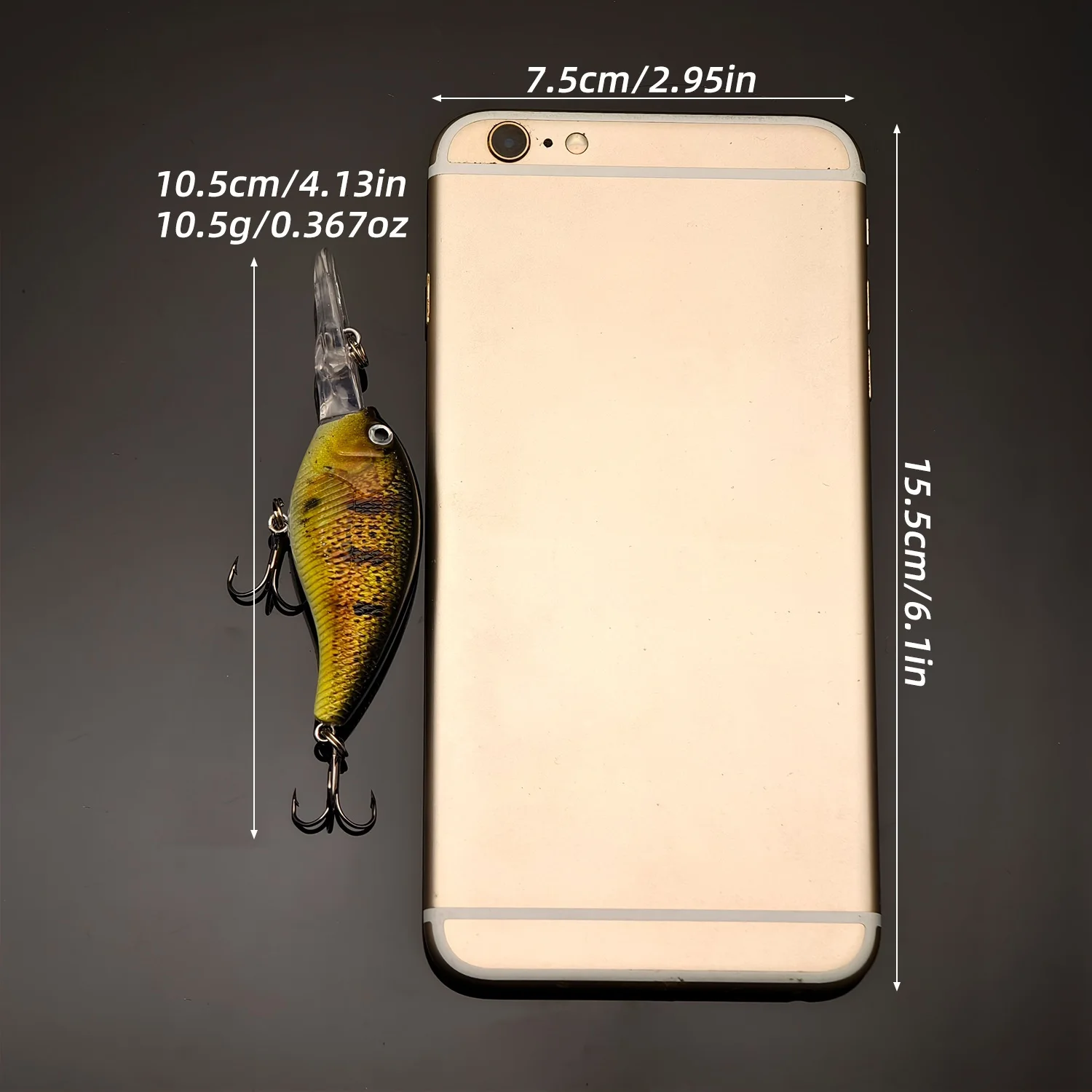 ANFS Crankbait señuelo realista cebo duro biónico - imagen 2
