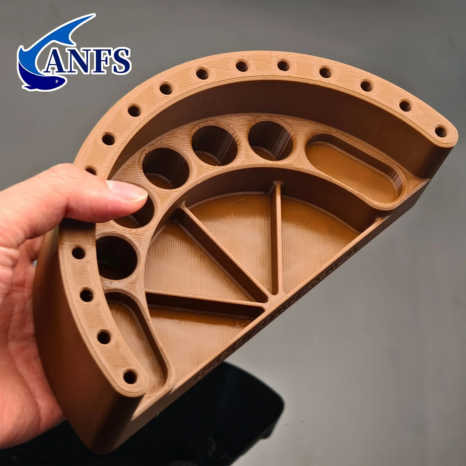 ANFS Premium Fly Tying Caddy Organizer - PETG Fly Tying Station Accesorios de pesca ideales para pescador - imagen 5