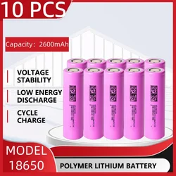 Batería 18650 2600mAh Li-Ion recargable para carrete eléctrico