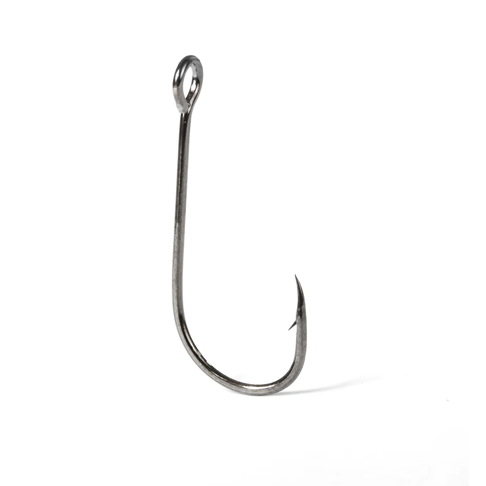 Anzuelos de pesca de S-59 para cucharas, anzuelo de pesca con ojos grandes Rin, anzuelo de plantilla de acero de alto carbono, señuelo de pesca de carpa, gancho de gusano, Japón - imagen 4