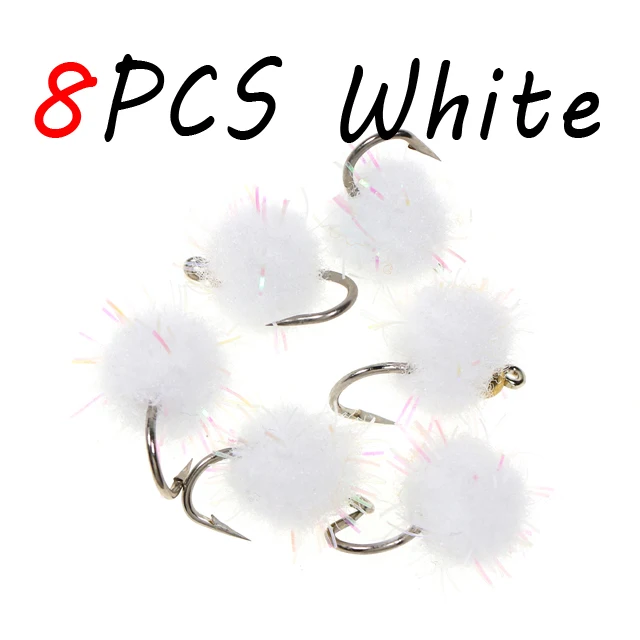 B 8PCS White