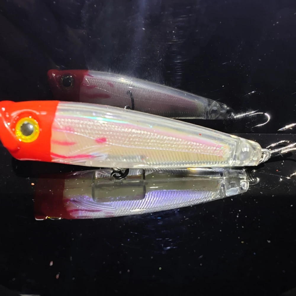 Cebo Lua 6,5 cm 6,6g superficie atada onda sobre orugas láser cebo biónico cebo falso cebo duro de plástico Señuelos de pesca río Topwater - imagen 5