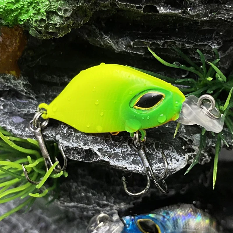 32mm 3,5g Mini hundimiento Minnow señuelo de Pesca Crankbaits Wobblers cebo duro Artificial Pesca Isca Swimbait equipo de Pesca - imagen 2