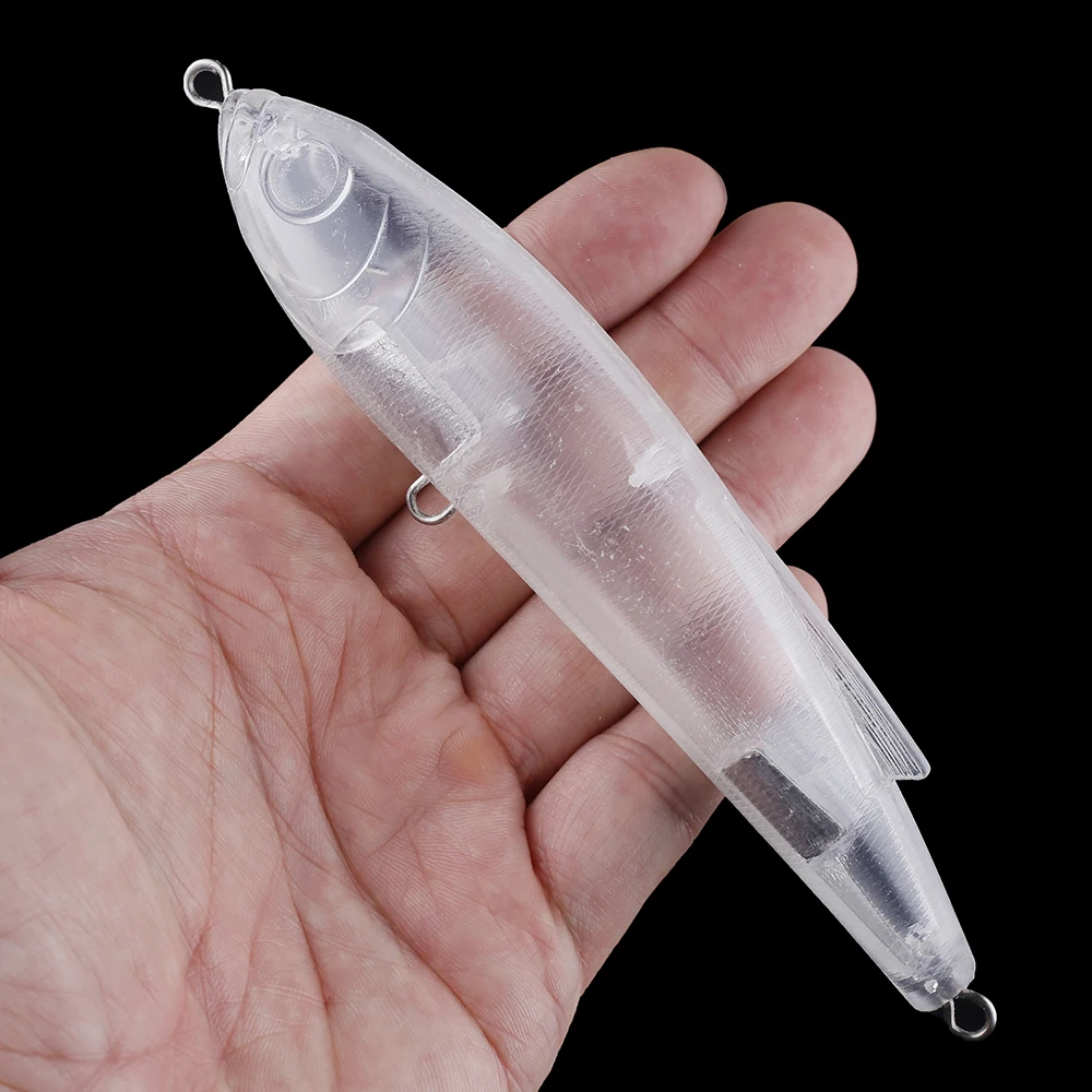 Chan'sHuang-Cebo en blanco sin pintar, 5 piezas, 140mm, 64,5g, lápiz de juego grande silencioso, señuelo de pesca Artificial hecho a mano - imagen 4