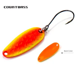 Cuchara Countbass Latón 29mm 3.5g – Gancho Simple Lubina Trucha Salmón