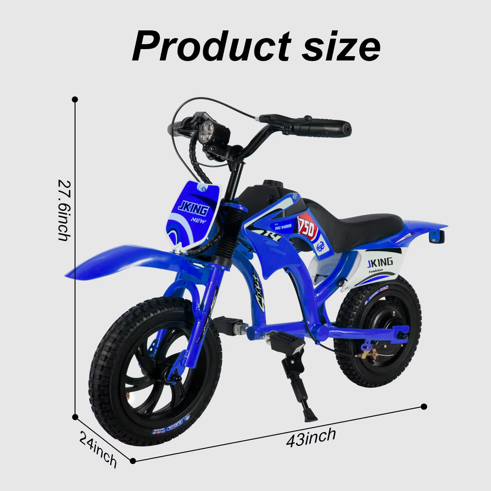 JKING Moto Eléctrica Infantil LCD – Batería Larga y Alta Carga - imagen 3