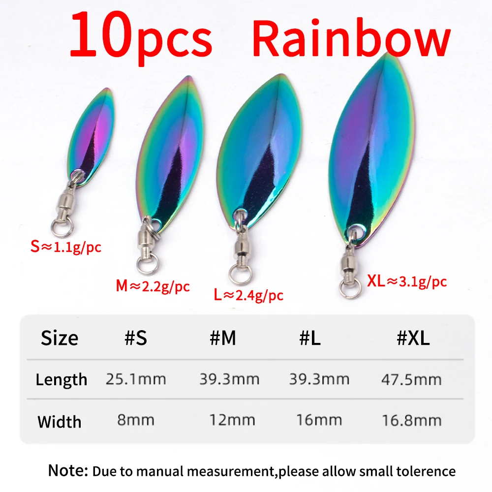 A 10pcs rainbow