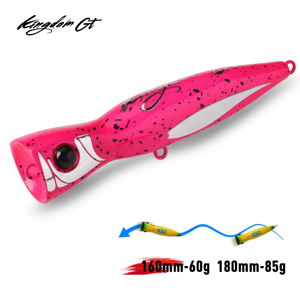 Popper GT Surface Kingdom – Señuelo superficie para atún azul GT