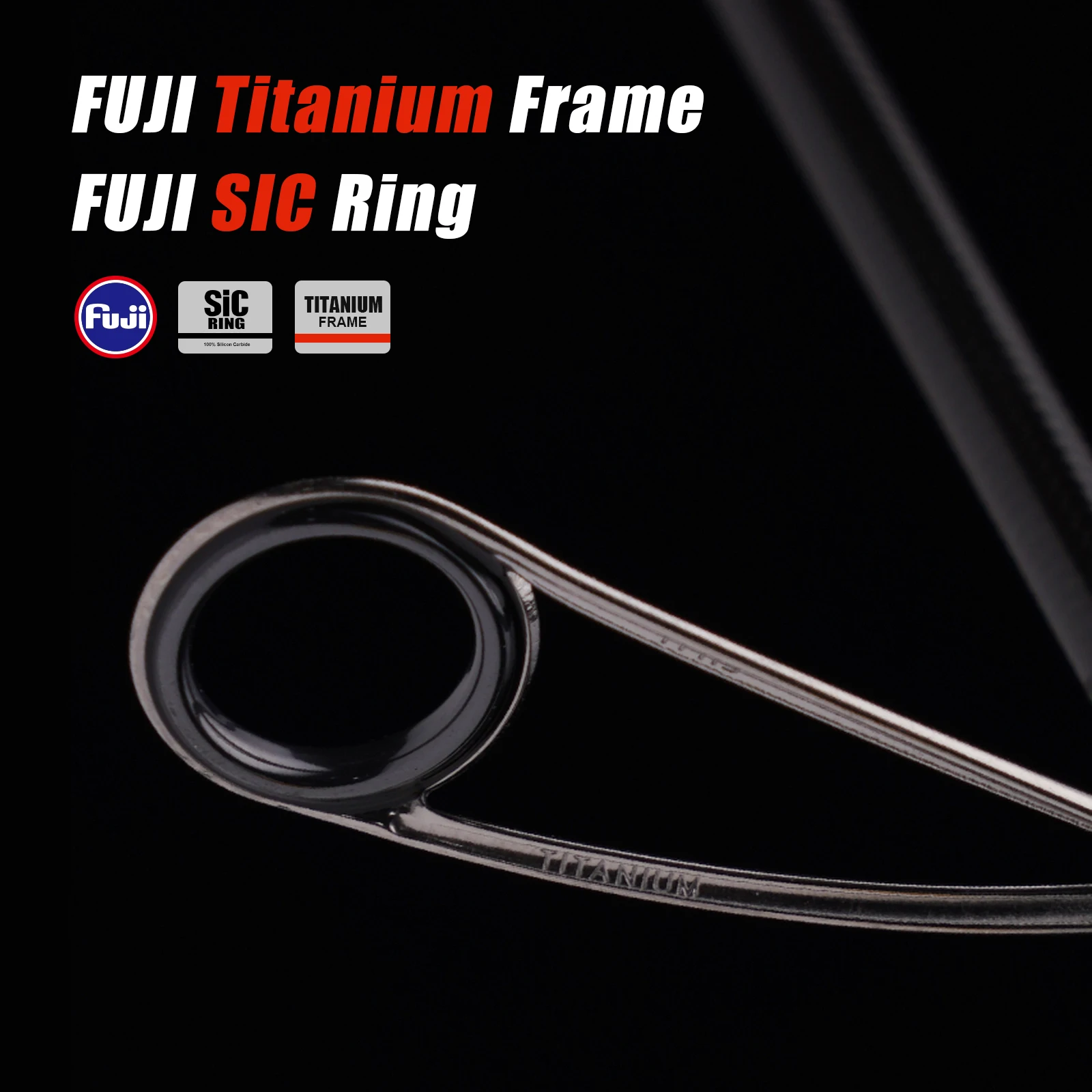 PURELURE NDMBLS Señuelo Suave Acción EXF Titanio Fuji SIC Carbono - imagen 3