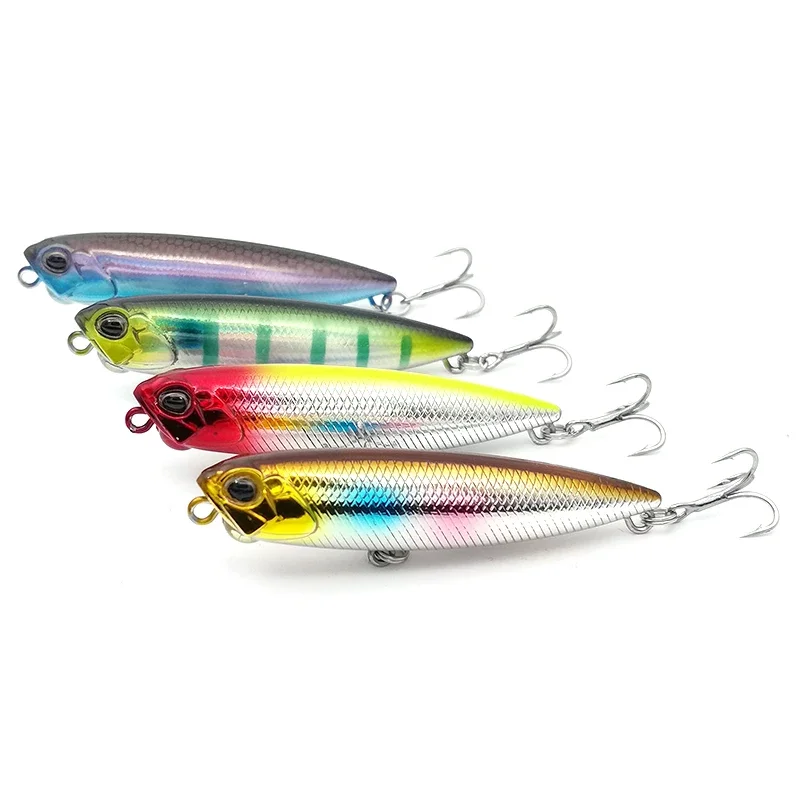 1 Uds señuelo de pesca cebo Swimbait Jerkbait lápiz 65mm 5,2g caminar perro señuelos flotantes cebo de lubina luer lápiz flotante superficie palo - imagen 2