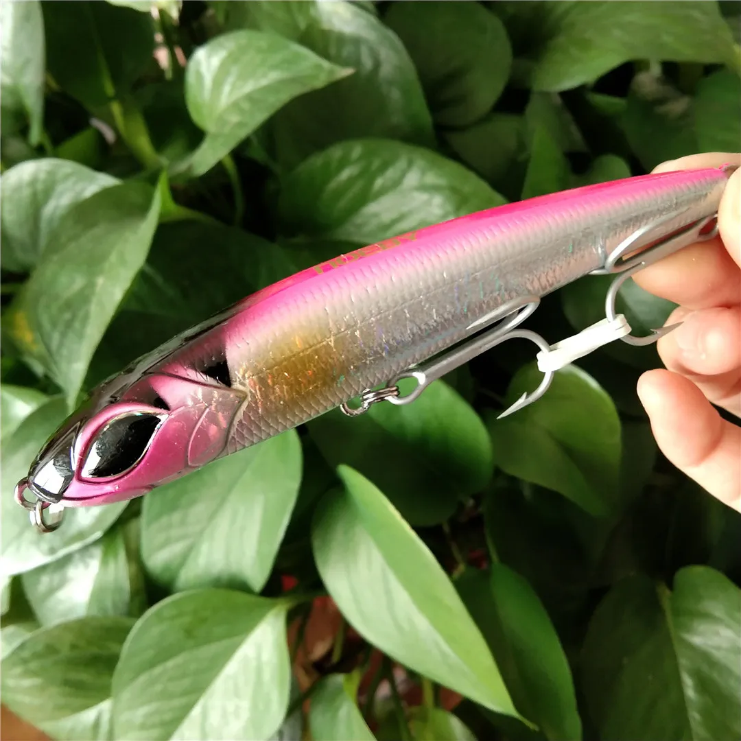 Noeby-Señuelos de Pesca de fundición superior, cebos duros de calidad, lápiz de acción profesional, aparejos de pesca que se hunden, 115mm, 51g - imagen 5