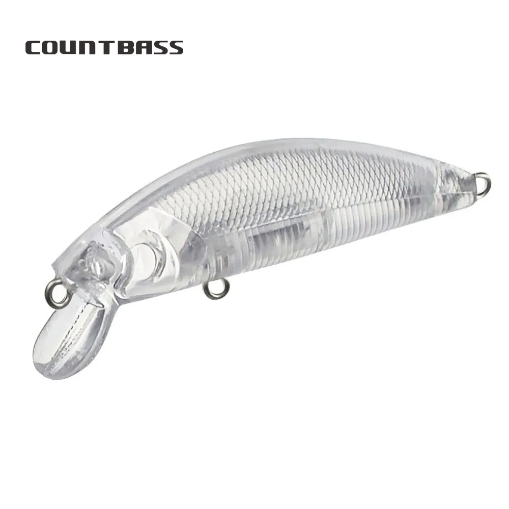 Wobblers flotantes sin pintar Countbass – Señuelos duros minnow