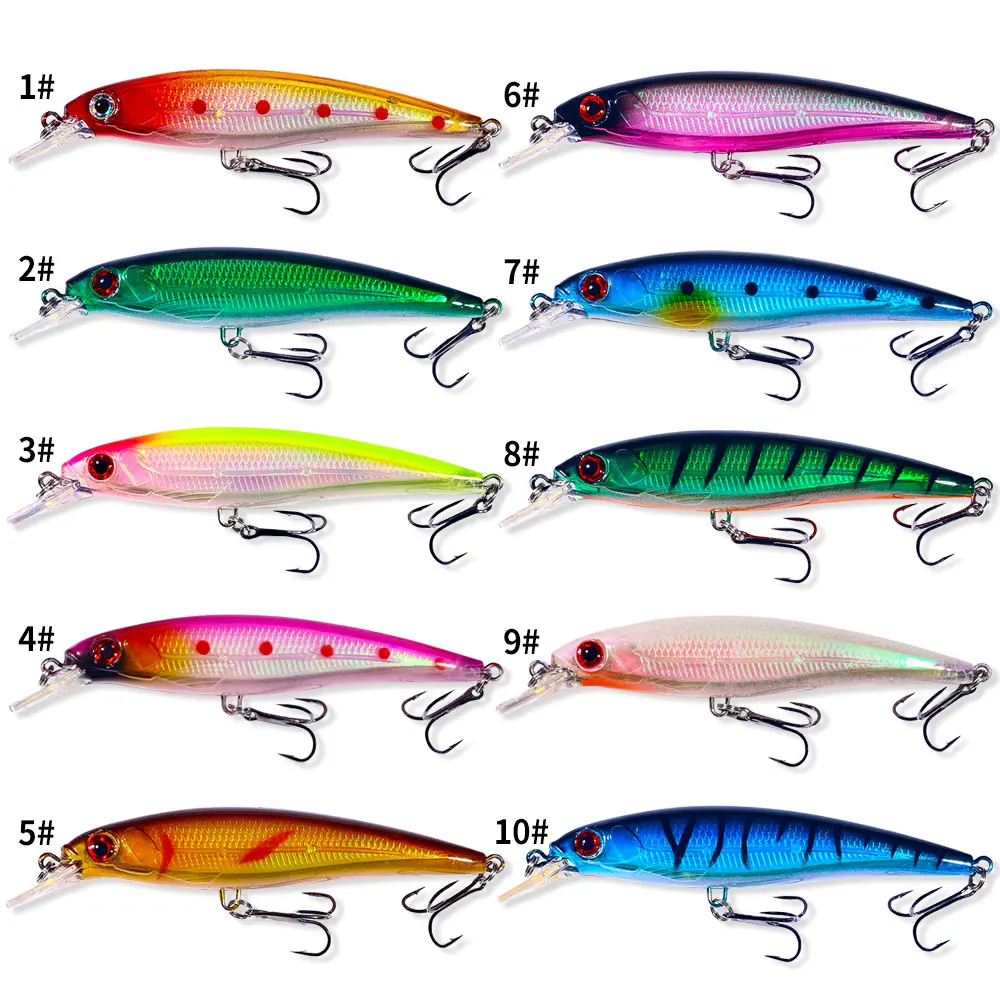 HENGJIA Crankbait Minnow - Señuelo de hundimiento lento - imagen 4