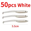 5.5cm 50pcs white