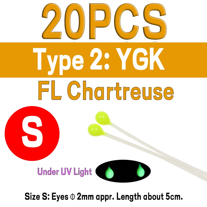 20pcs YGK S FLC