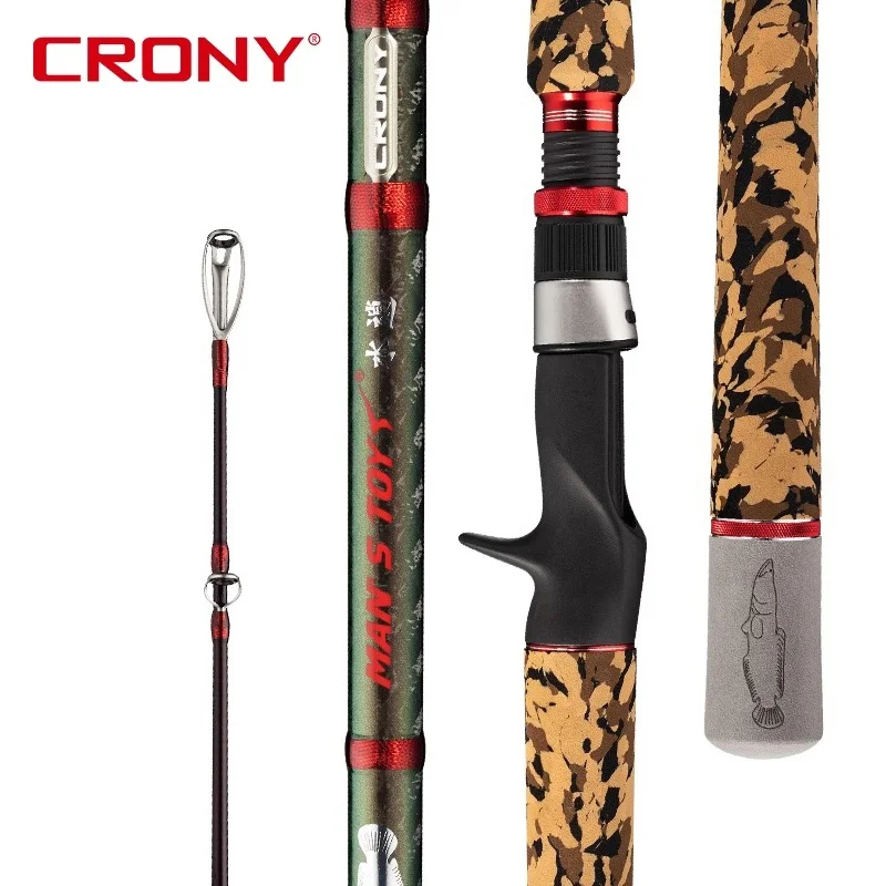Kony Lei Qiang Cañas de pescar con cabeza de serpiente - imagen 2