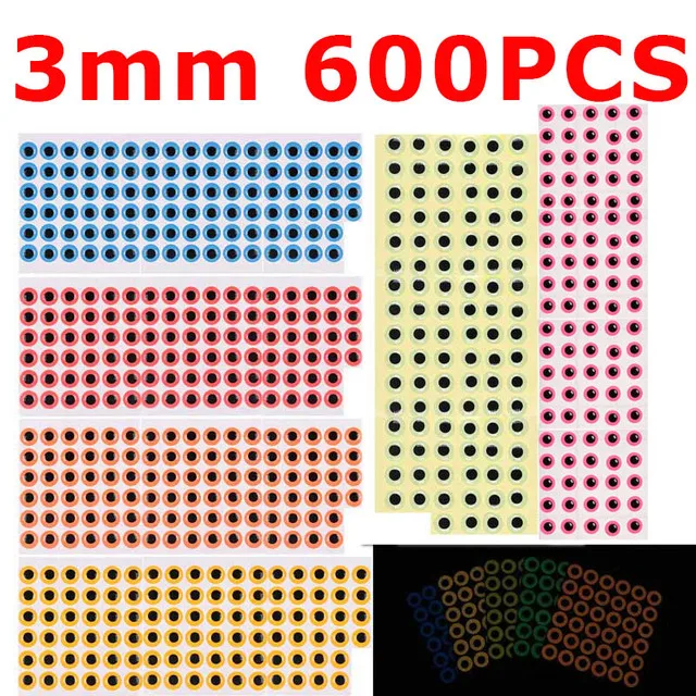 600pcs mix 3mm