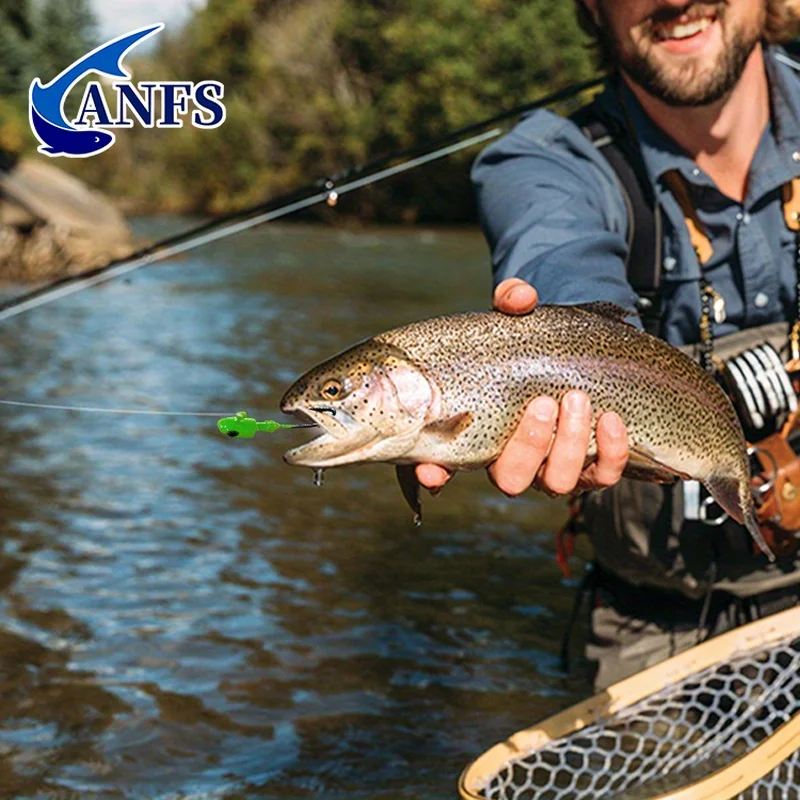 ANFS-anzuelo de cabeza de plomo 3 piezas 0,35 oz/OZ 0,52, anzuelos de pesca para Swimbait, anzuelos afilados con púas - imagen 5