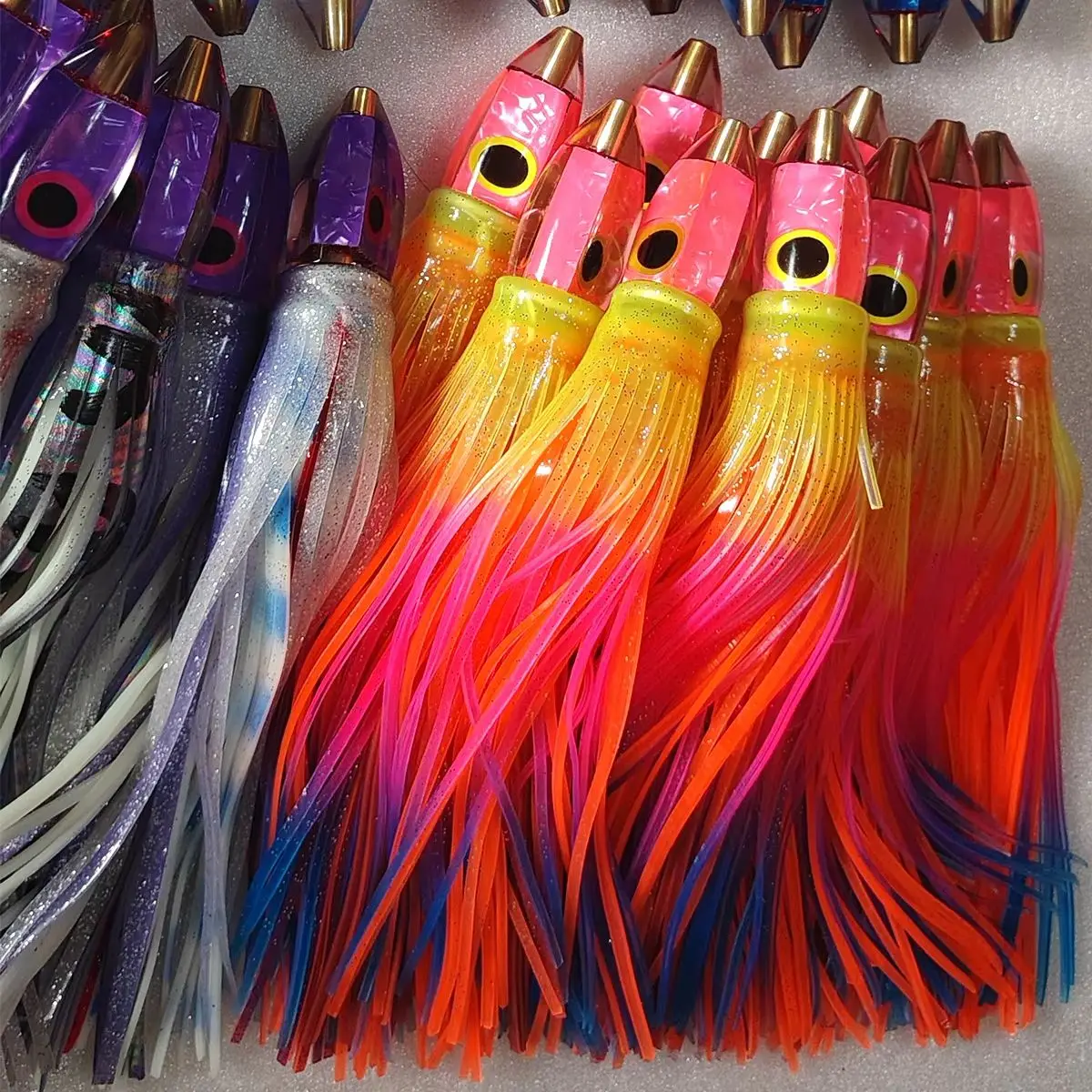 Señuelo de billfish de 150g y 24cm, pesca en barco de aguas profundas en alta mar, cebo de atún, señuelos de pesca con curricán, Mahi Wahoo Marlin, gran juego de pesca - imagen 4