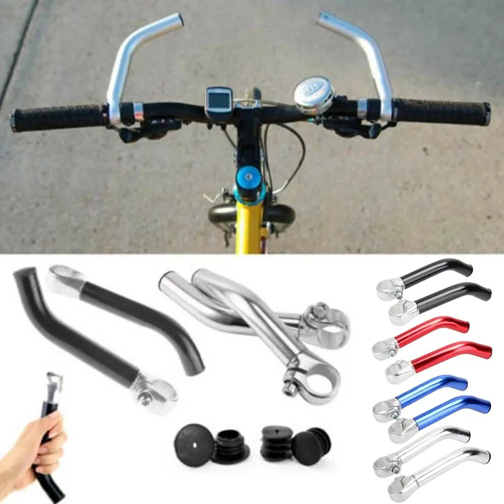 Accesorios MTB montar oveja cuerno extremos de barra manillares doblados manillar de bicicleta mango de bicicleta
