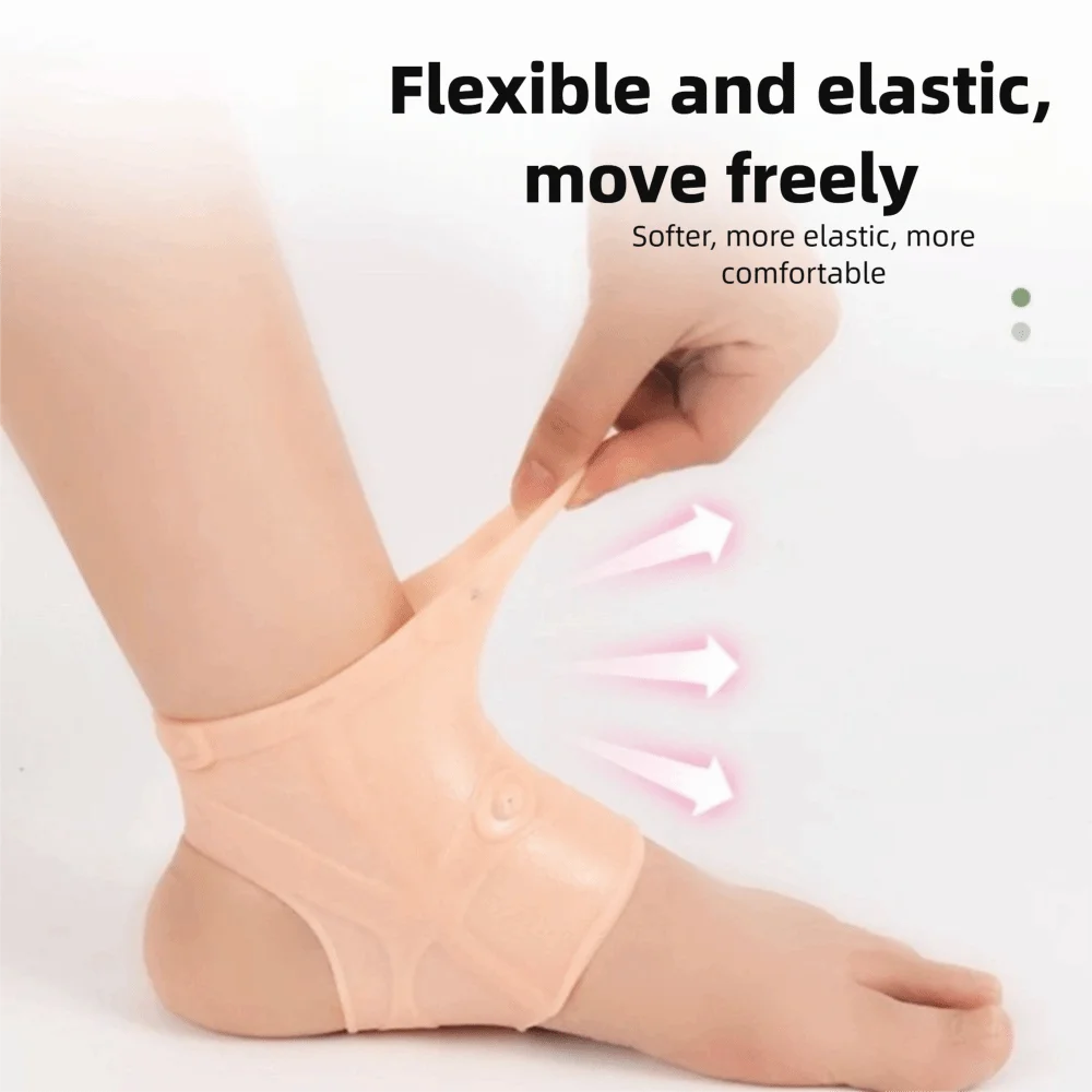 Thin Silicone Knee Brace Patella Support Anti Arthritis Ankle Brace Waterproof Breathable Magnetic Massage Knee Pad Protector - imagen 3