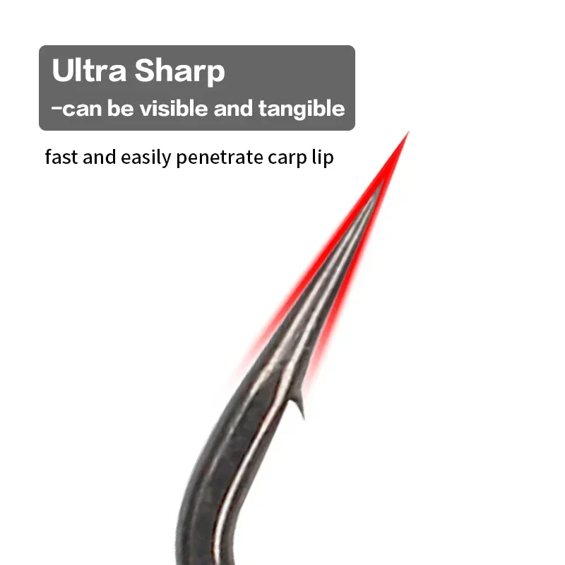 Anzuelos de carpa Gape X Ultra afilado con PTFE micro púa acero duro - imagen 2