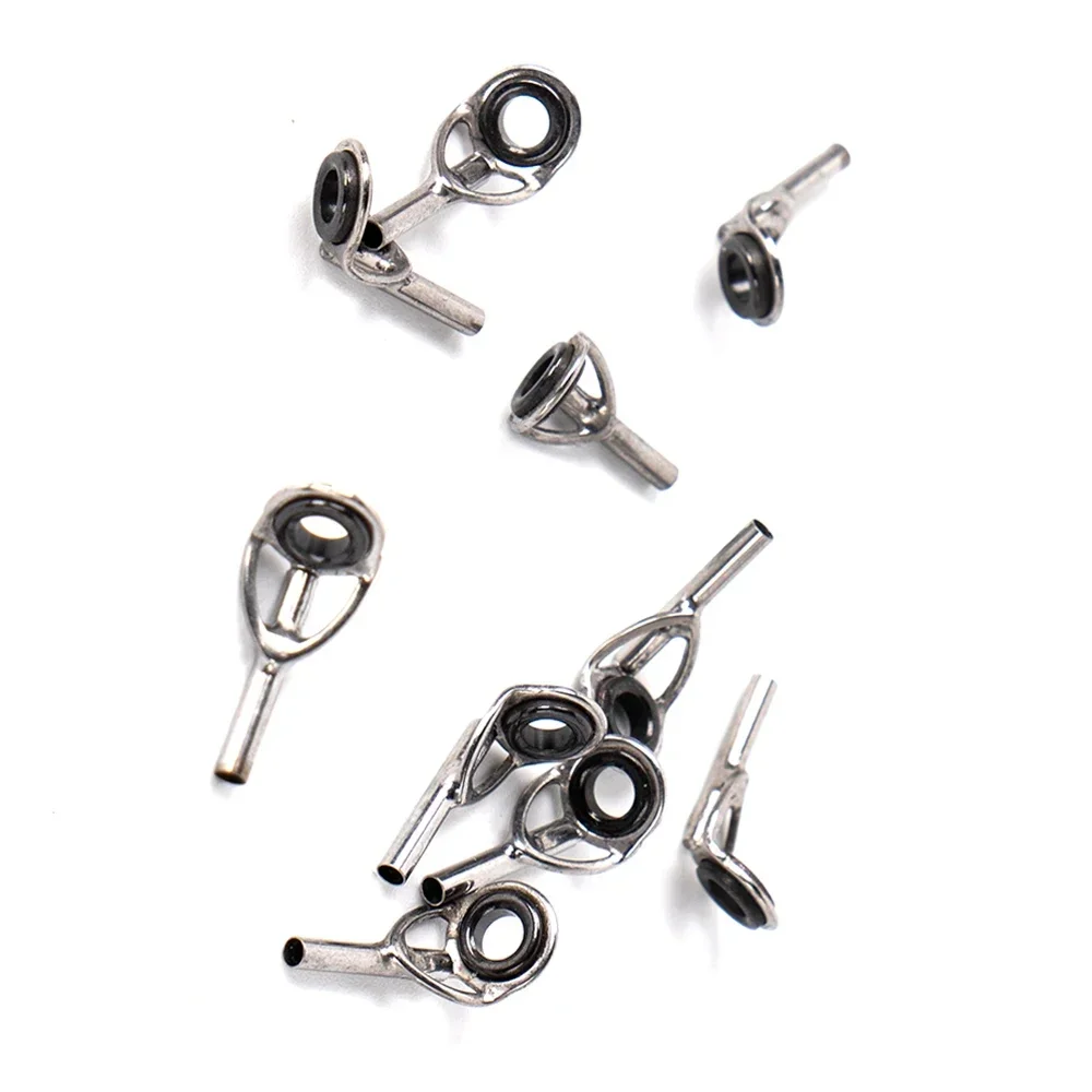 Parte superior del anillo de alambre guía de la caña de pescar, utilizado para el mantenimiento de la caña de pescar y reemplazo de accesorios de pesca 50 piezas por caja - imagen 5