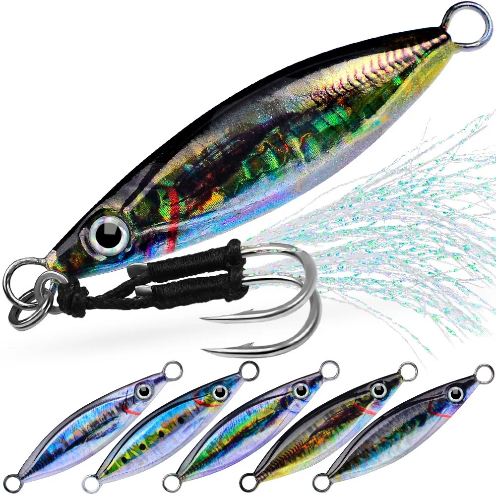 Señuelo de pesca con plantilla de cuchara de Metal de hundimiento rápido, señuelo de pesca de 7/10/14/18/30g para agua dulce y salada, cebo falso para pesca al aire libre