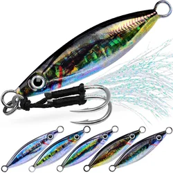 Señuelo de pesca con plantilla de cuchara de Metal de hundimiento rápido, señuelo de pesca de 7/10/14/18/30g para agua dulce y salada, cebo falso para pesca al aire libre