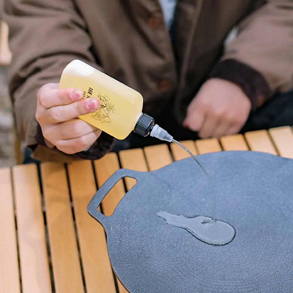 Botella de aceite sellada portátil para exteriores, contenedor de condimentos para barbacoa, Camping, dispensadores - imagen 5