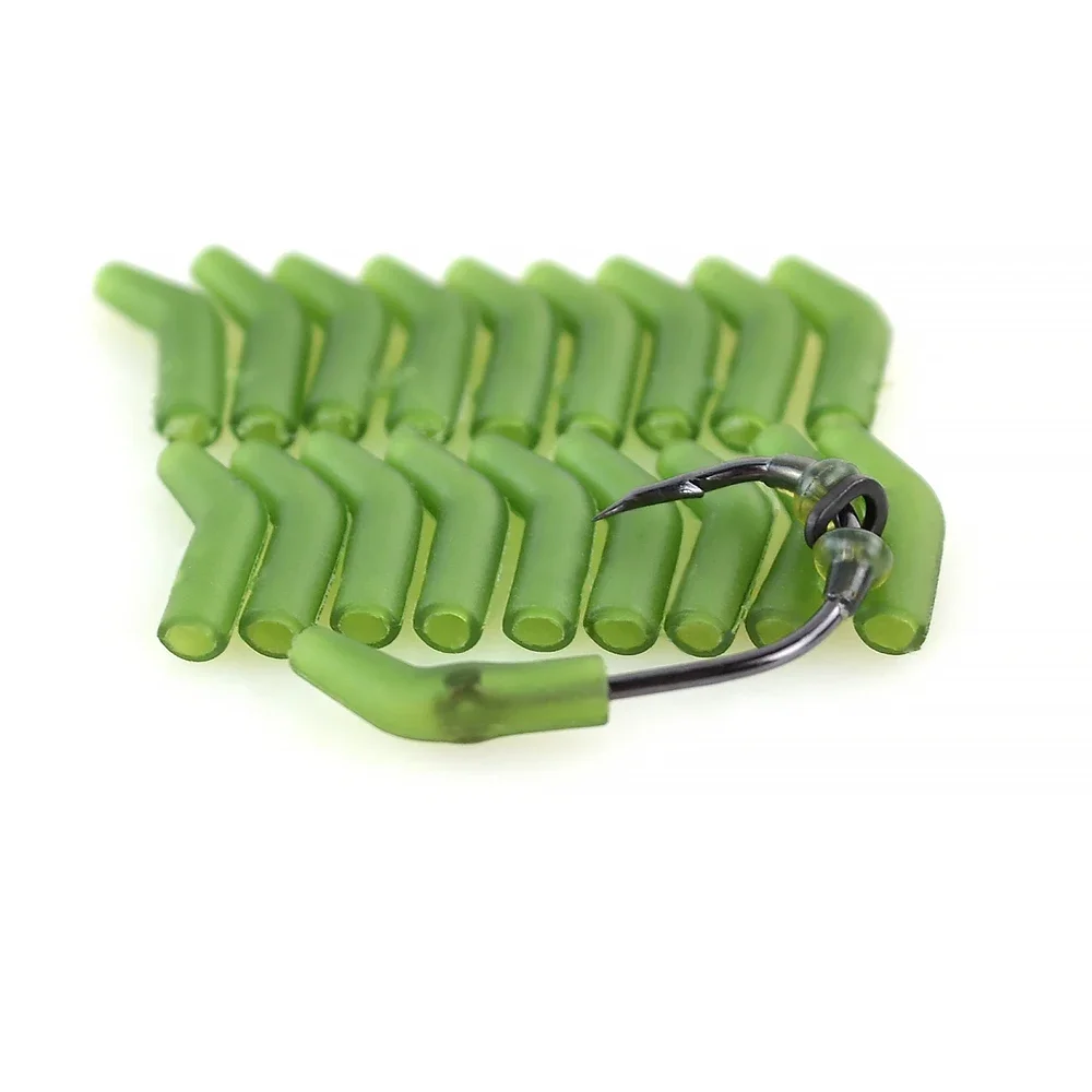 Hirisi 20 piezas accesorios de pesca de carpa mangas antienredos alineador de gancho aparejos terminales de pesca de carpa AH201 - imagen 5