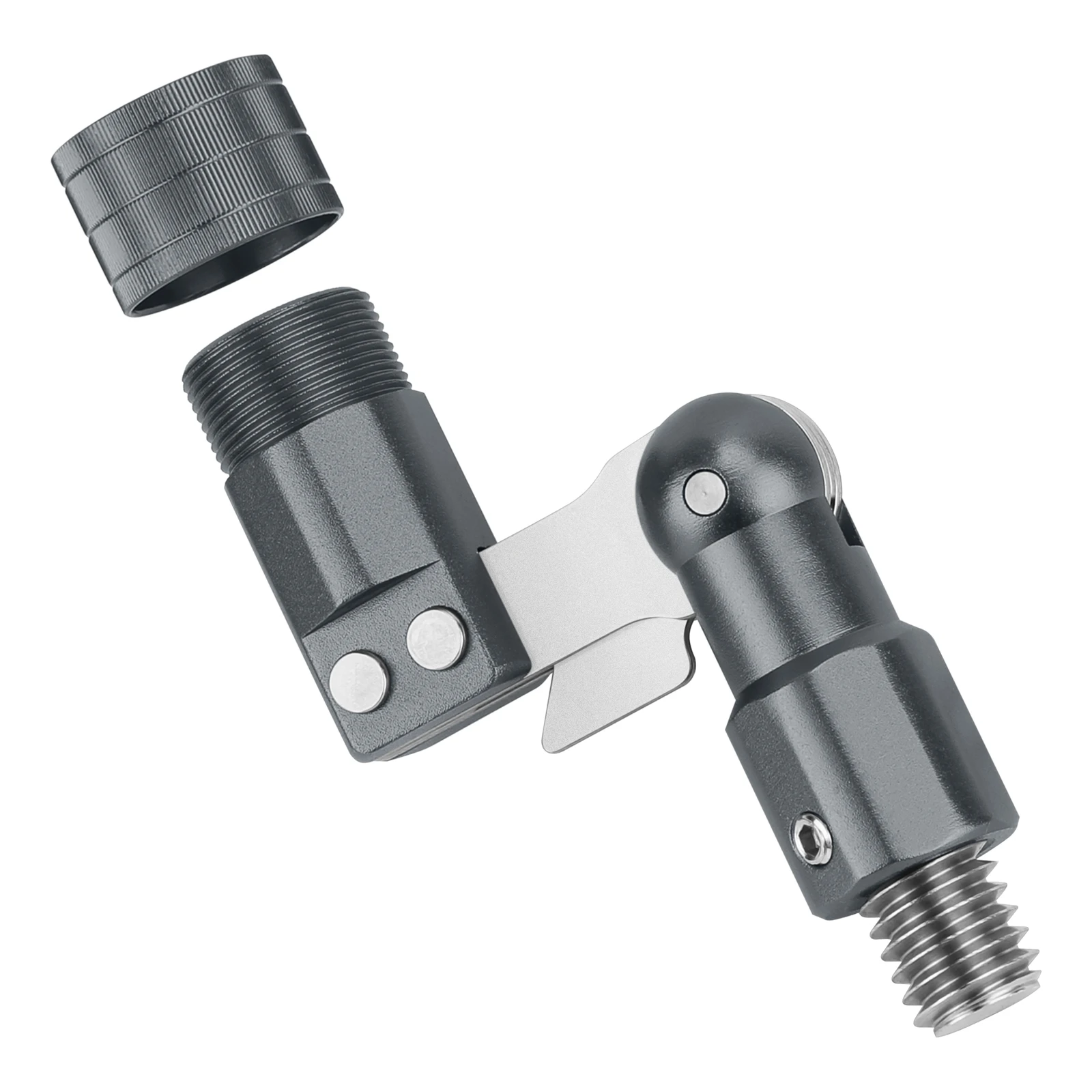 KOMCLUB Tamo – Junta red aterrizaje aluminio plegable con bloqueo