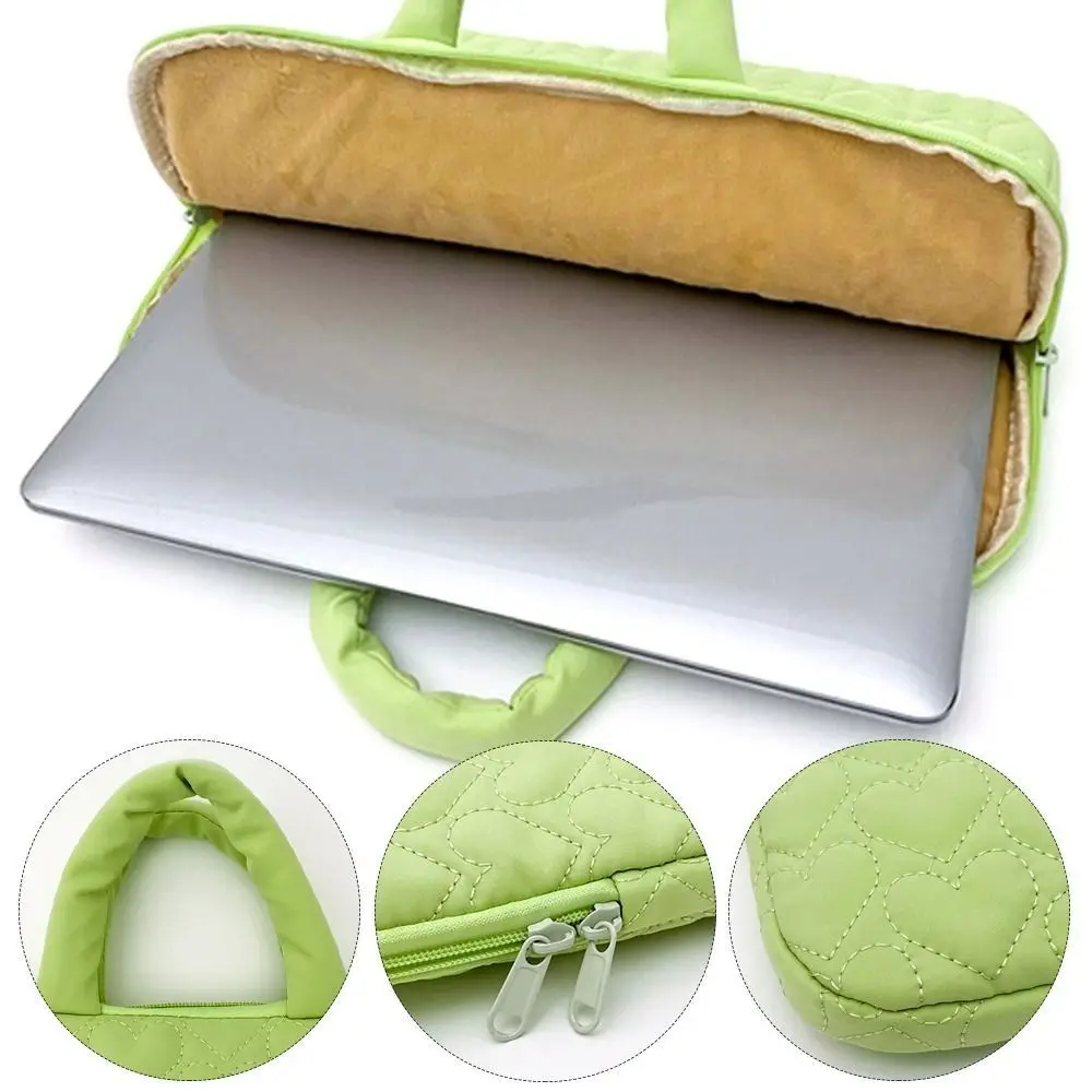 Bolso para tableta amoroso, bolso para ordenador portátil a prueba de golpes de gran capacidad, bolsa protectora con forro de felpa anticaída para oficina de 11/13 pulgadas - imagen 5